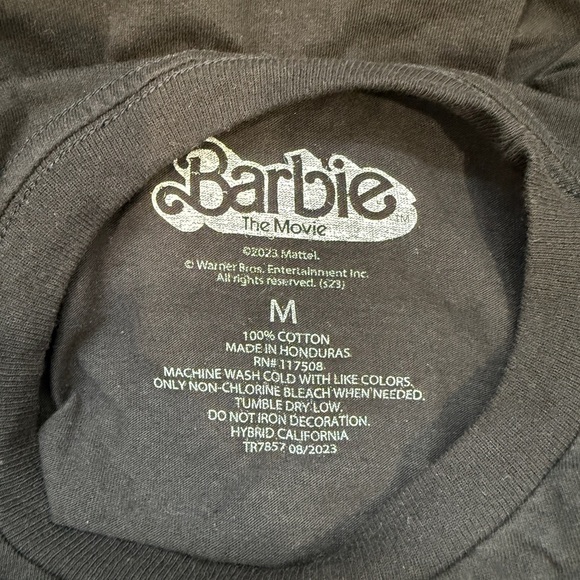 Barbie the Movie “I am Kenough” Black Short Sleeve T-Shirt (M) - Picture 3 of 3